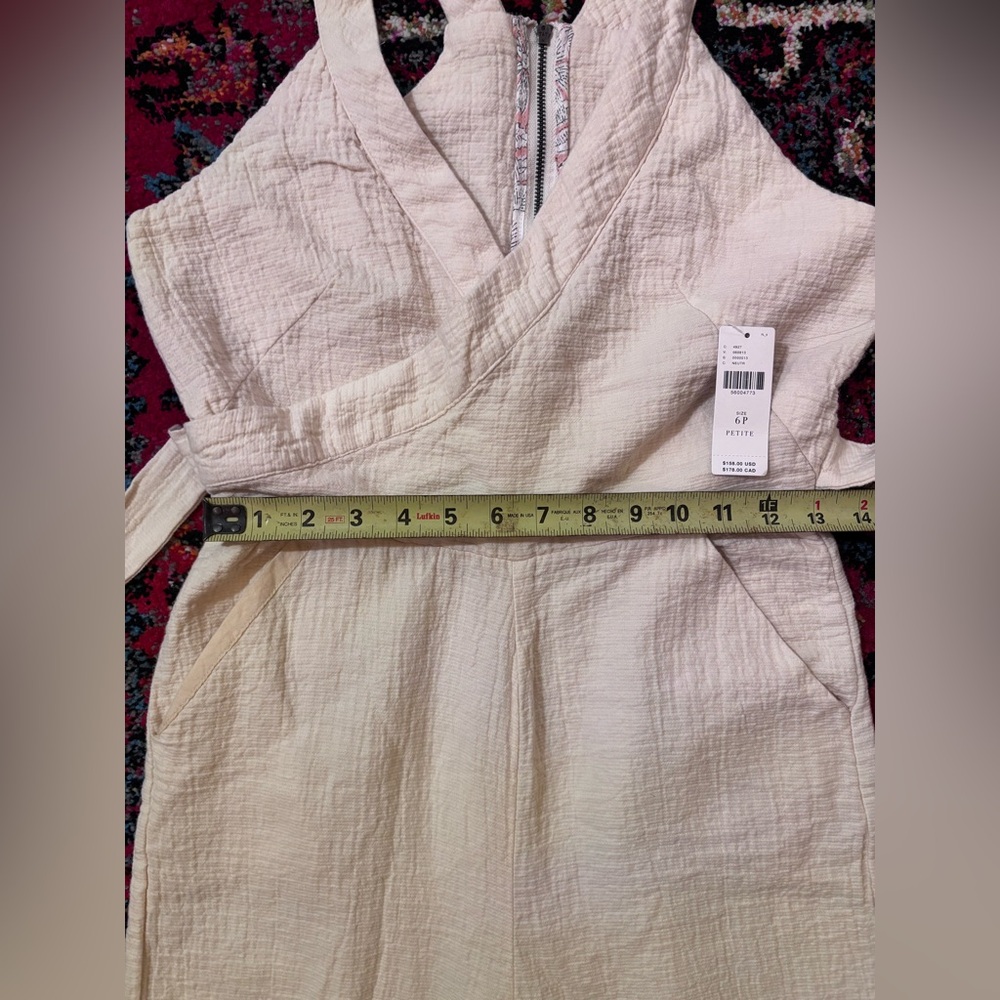 Anthropologie NWT Sleeveless Wide-Leg Jumpsuit - Picture 5 of 6